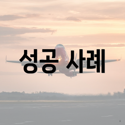 성공 사례