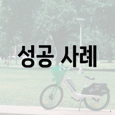 성공 사례