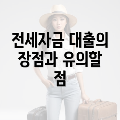 전세자금 대출의 장점과 유의할 점