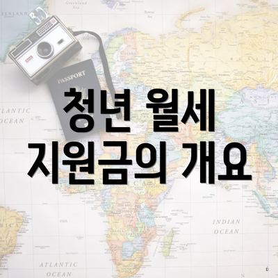 청년 월세 지원금의 개요