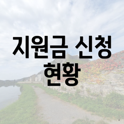 지원금 신청 현황