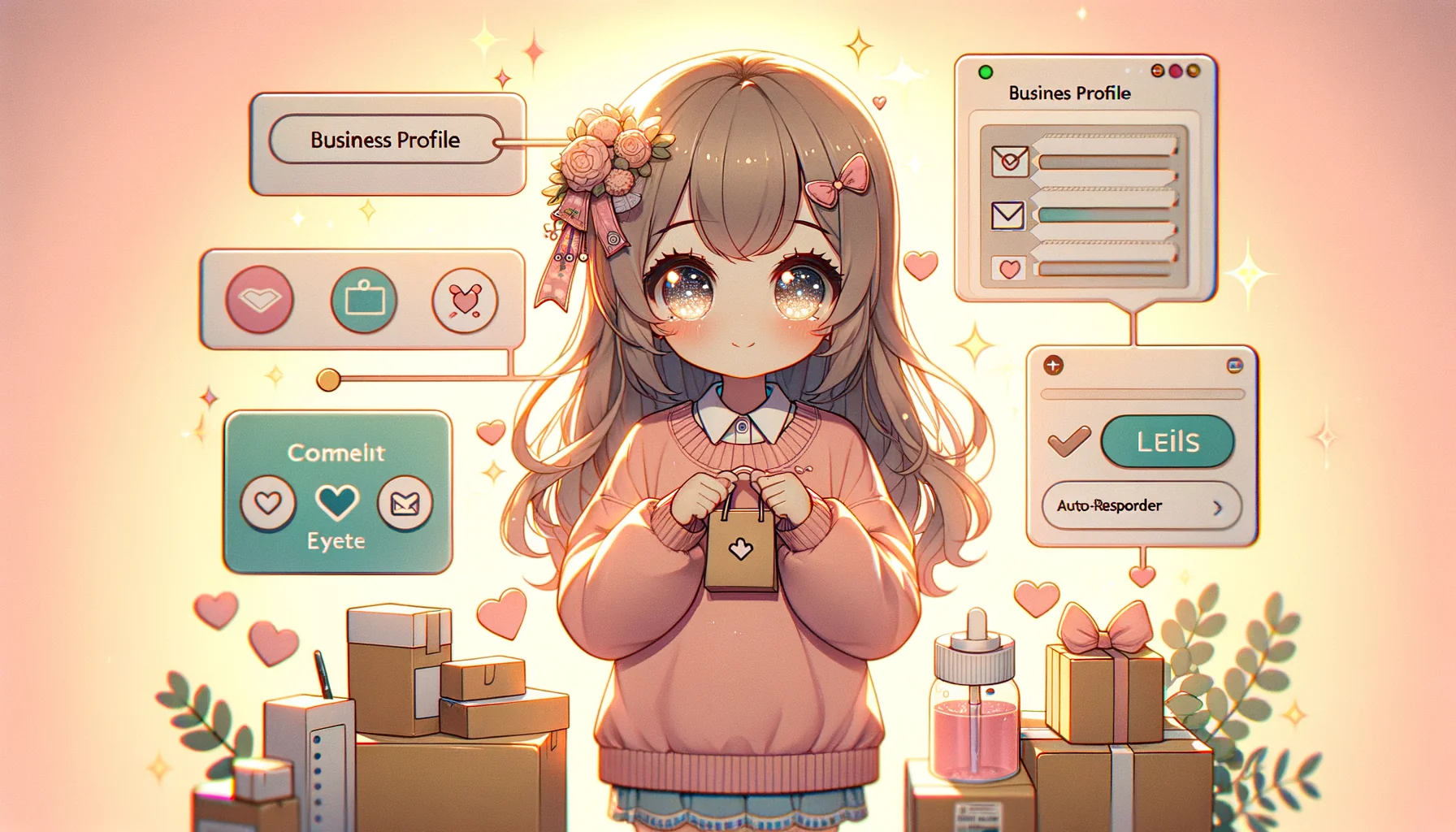 비즈니스 프로필 설정과 자동응답